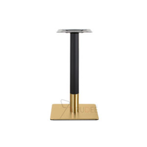 ขาโต๊ะสแตนเลสสีทอง ฐานเหลี่ยมรมดำ