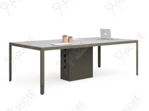 โต๊ะประชุม Meeting table 2.4m.ขาโปร่ง Hancock Series