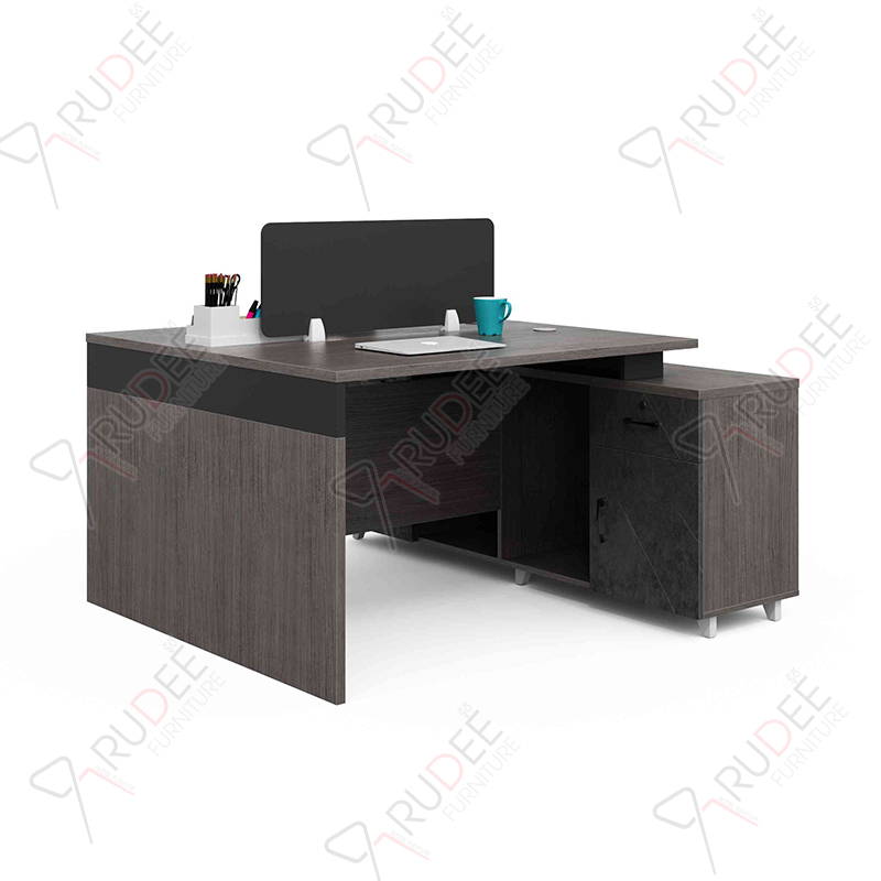 โต๊ะทำงานออฟฟิต2ที่นั่ง มีพาร์ทิชั่น 1.4m. Rhythm Series  