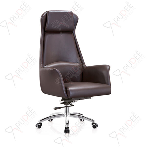 เก้าอี้หนังผู้บริหารหุ้มหนัง เบาะนุ่มนวล รุ่นRD-YUX-LE-5515A