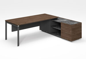 โต๊ะผู้บริหารExecutive Desk 2.3/2.1เมตร Muki Series