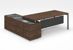 โต๊ะผู้บริหารExecutive Desk 2.3/2.1เมตร Muki Series