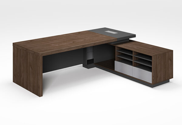 โต๊ะผู้บริหารExecutive Desk 2.4/2.2เมตร Muki Series
