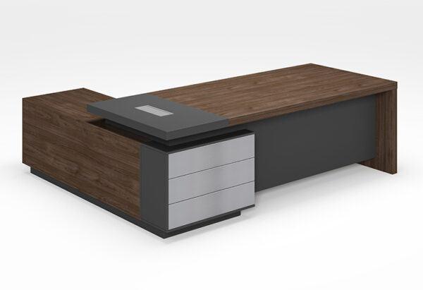 โต๊ะผู้บริหารExecutive Desk 2.4/2.2เมตร Muki Series