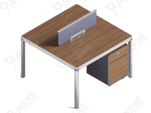 โต๊ะทำงานกลุ่ม2ที่นั่ง ขนาด1.2ม. by Shalott Series