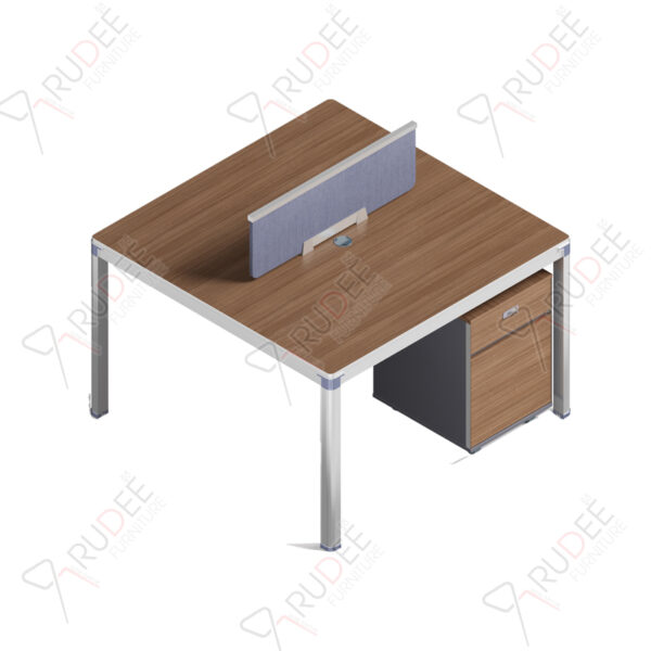 โต๊ะทำงานกลุ่ม2ที่นั่ง ขนาด1.2ม. by Shalott Series