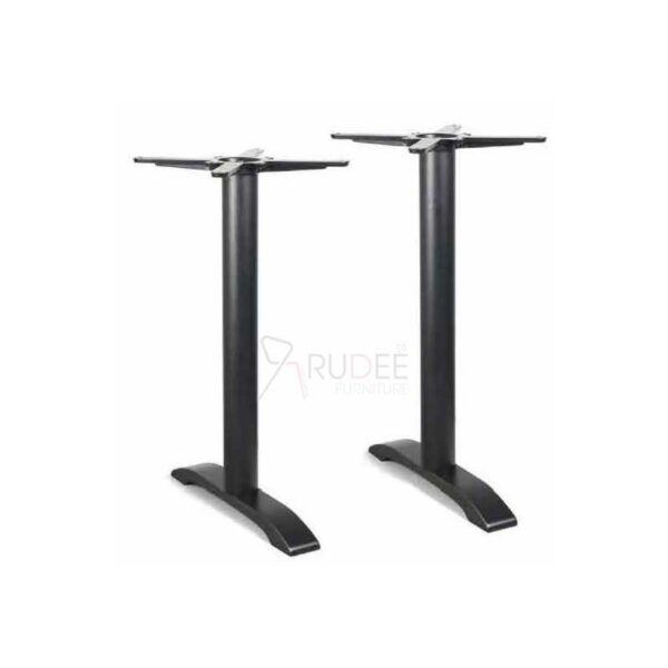 ขาโต๊ะเหล็ก ฐานล่าง4แฉก เสาเดี่ยว ขาโต๊ะสำเร็จรูป สีดำ RD-TABLEBASE-IRON-025