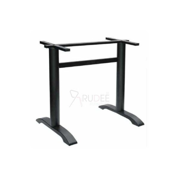 ขาโต๊ะเหล็ก ฐานล่างทรงT คานกลางรับน้ำหนัก ขาโต๊ะสำเร็จรูป เหล็กสีดำ