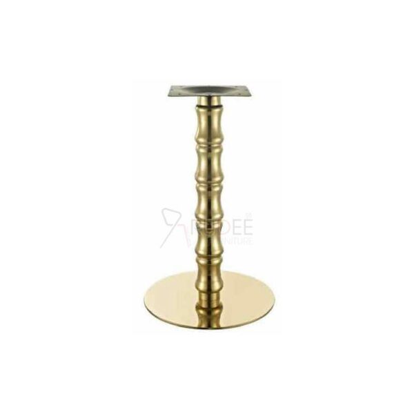 ขาโต๊ะ ฐานล่างทรงกลมอบสีทอง ขาโต๊ะสำเร็จรูป สแตนเลสสีทอง rd-tablebase-stainless-012
