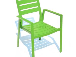 เก้าอี้อลูมิเนียม เก้าอี้สนาม สีเขียว ทนแดด ทนฝน