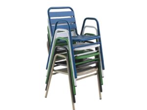 เก้าอี้บาร์กลางสนาม อลูมิเนียม กันสนิม