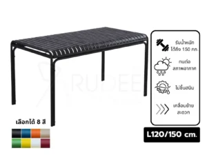 โต๊ะอลูสนาม 1.2M 1.5M โต๊ะอลูมิเนียมภายนอก โต๊ะคาเฟ่ ราคาโรงงาน