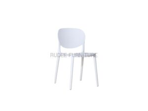 เก้าอี้โมเดิร์น Plastic chair สีขาว โครงขาพลาสติก Rd-PPChair-SM-(19)