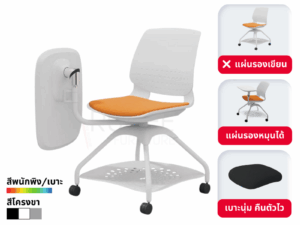เก้าอี้เลคเชอร์สุขภาพ Lecture Chair  Training Chair รุ่น BG-979